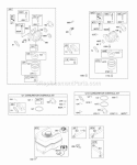 Carburetor Fuel Supply Diagram and Parts List for 150112-0586-B8  Briggs and Stratton Engine